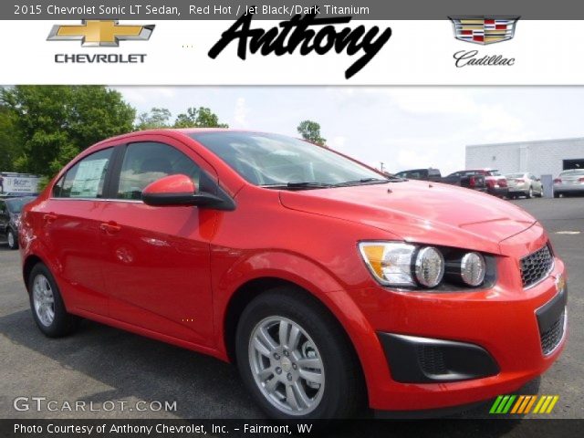 2015 Chevrolet Sonic LT Sedan in Red Hot