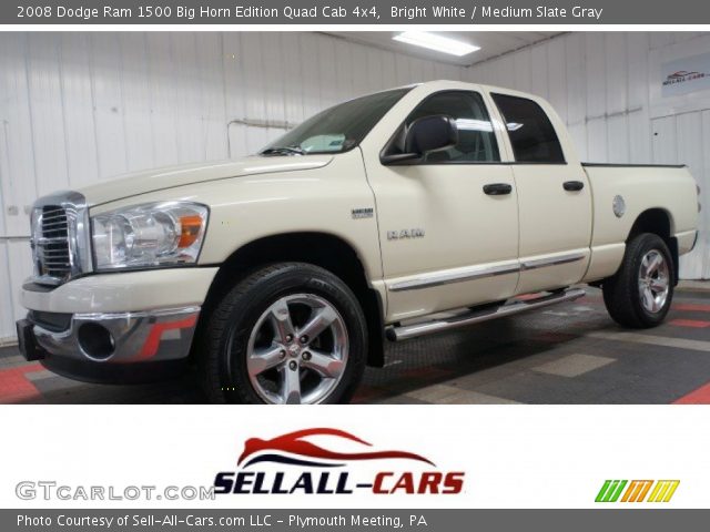 2008 Dodge Ram 1500 Big Horn Edition Quad Cab 4x4 in Bright White