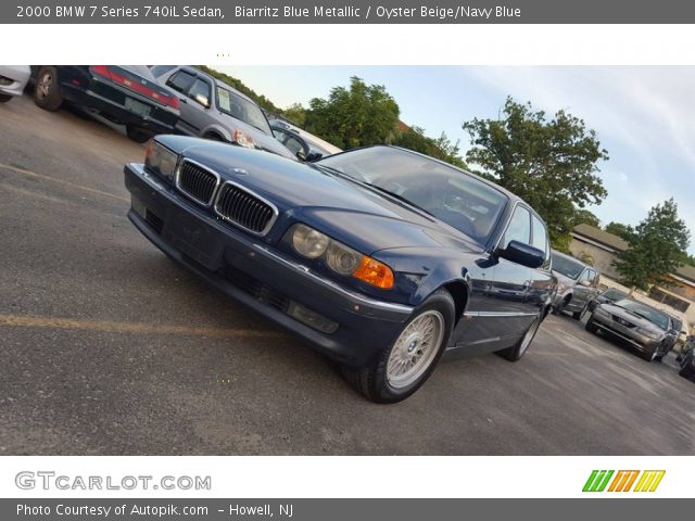 2000 BMW 7 Series 740iL Sedan in Biarritz Blue Metallic