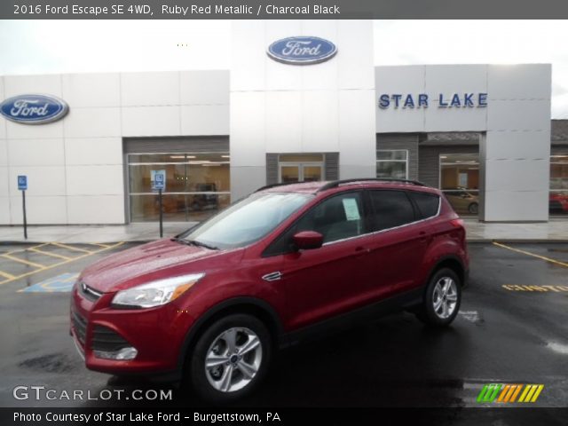 2016 Ford Escape SE 4WD in Ruby Red Metallic