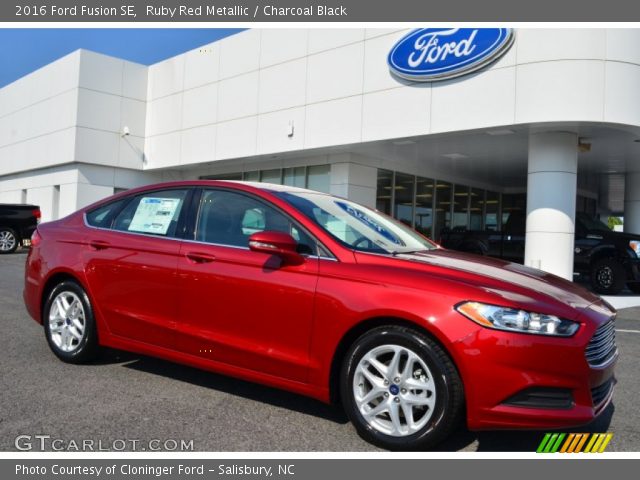 2016 Ford Fusion SE in Ruby Red Metallic