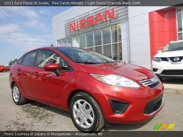 2011 Ford Fiesta SE Sedan in Red Candy Metallic