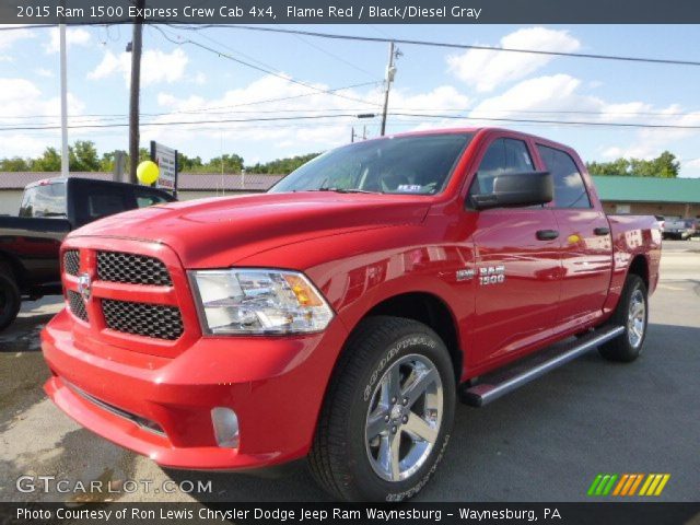 2015 Ram 1500 Express Crew Cab 4x4 in Flame Red