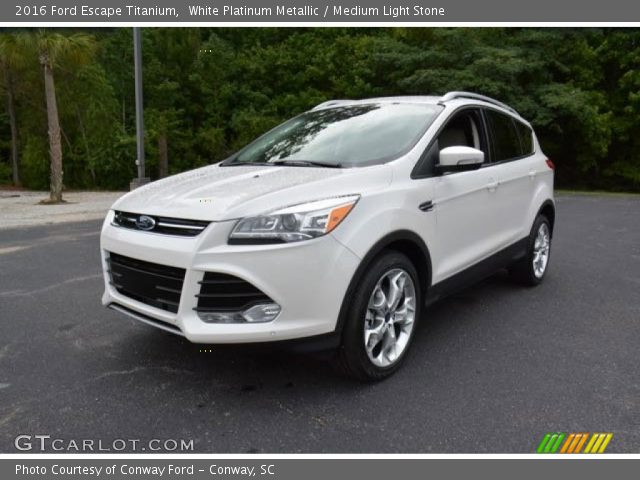 2016 Ford Escape Titanium in White Platinum Metallic