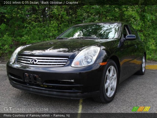 2003 Infiniti G 35 Sedan in Black Obsidian