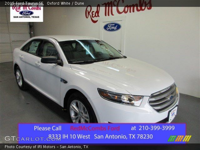 2015 Ford Taurus SE in Oxford White