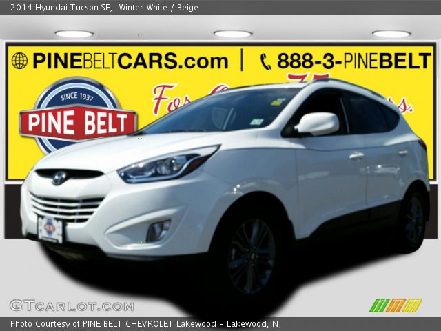 2014 Hyundai Tucson SE in Winter White