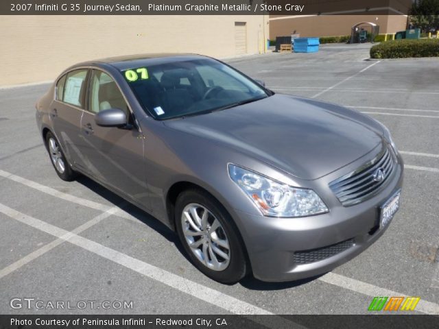 2007 Infiniti G 35 Journey Sedan in Platinum Graphite Metallic