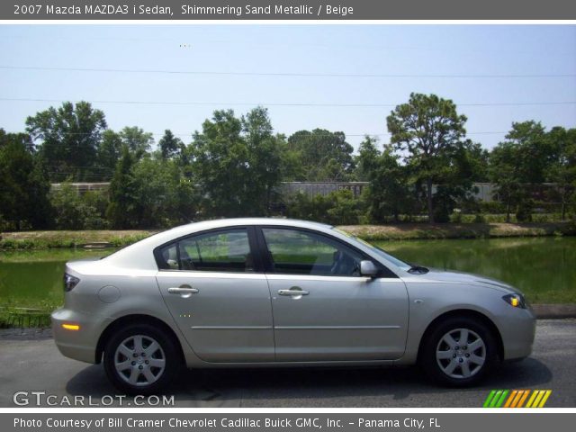 2007 Mazda MAZDA3 i Sedan in Shimmering Sand Metallic