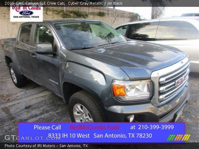 2015 GMC Canyon SLE Crew Cab in Cyber Gray Metallic