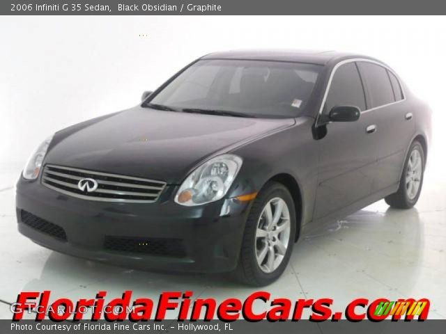 2006 Infiniti G 35 Sedan in Black Obsidian