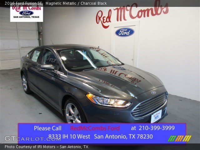 2016 Ford Fusion SE in Magnetic Metallic