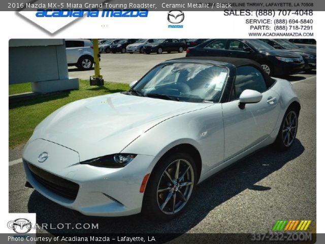 2016 Mazda MX-5 Miata Grand Touring Roadster in Ceramic Metallic