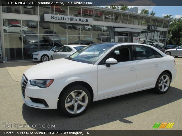 2016 Audi A3 2.0 Premium quattro in Ibis White