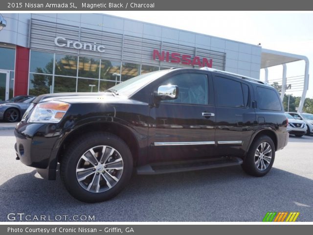 2015 Nissan Armada SL in Magnetic Black