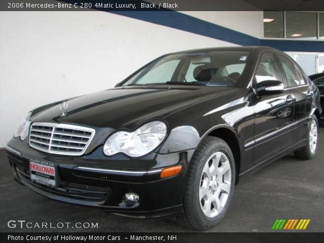 2006 Mercedes-Benz C 280 4Matic Luxury in Black