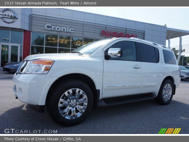 2015 Nissan Armada Platinum in Pearl White