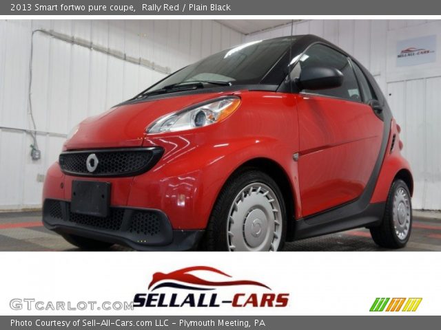 2013 Smart fortwo pure coupe in Rally Red