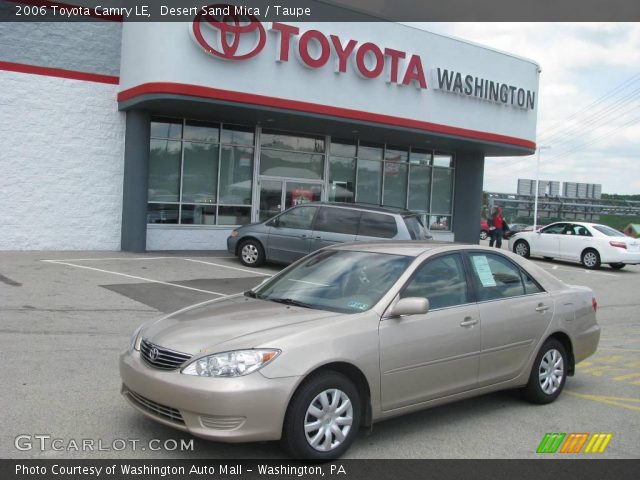 2006 Toyota Camry LE in Desert Sand Mica