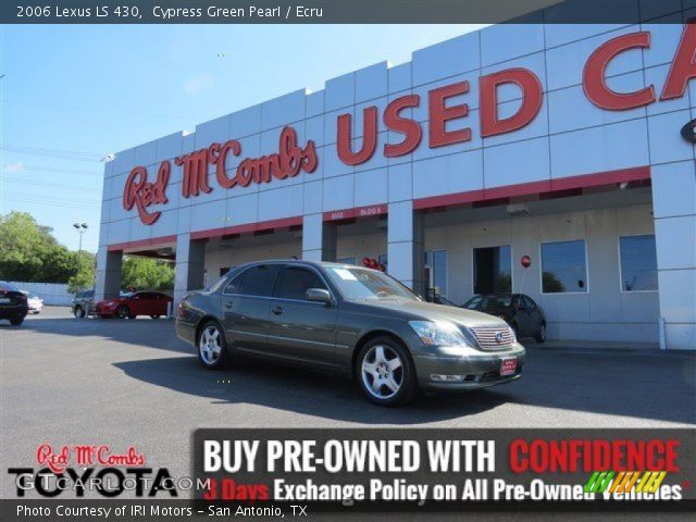 2006 Lexus LS 430 in Cypress Green Pearl