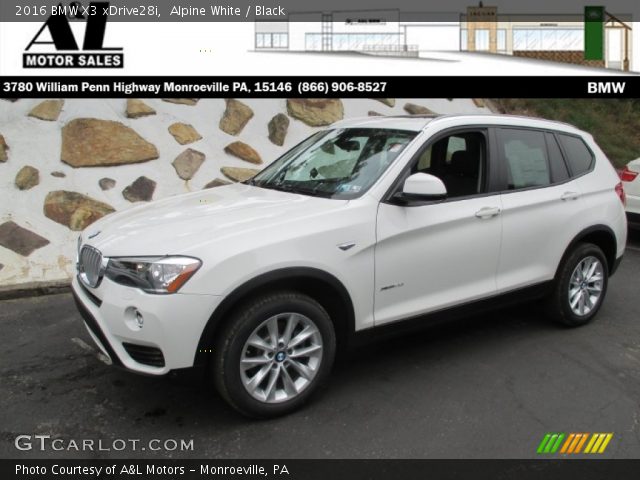 2016 BMW X3 xDrive28i in Alpine White