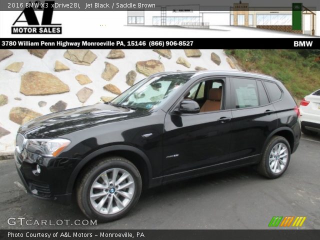 2016 BMW X3 xDrive28i in Jet Black