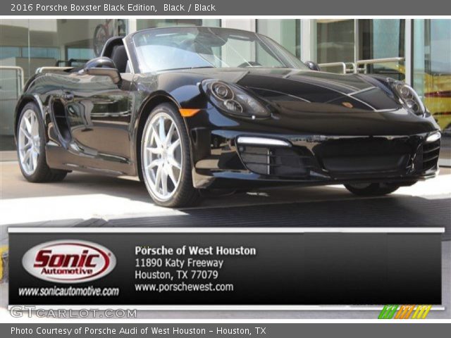 2016 Porsche Boxster Black Edition in Black