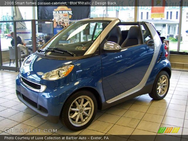 2008 Smart fortwo passion cabriolet in Blue Metallic