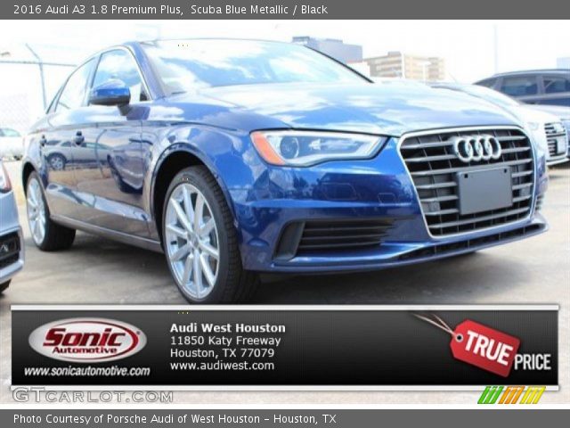 2016 Audi A3 1.8 Premium Plus in Scuba Blue Metallic