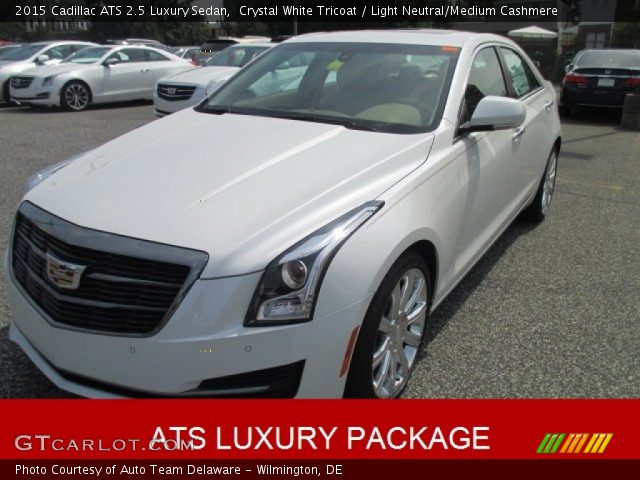 2015 Cadillac ATS 2.5 Luxury Sedan in Crystal White Tricoat