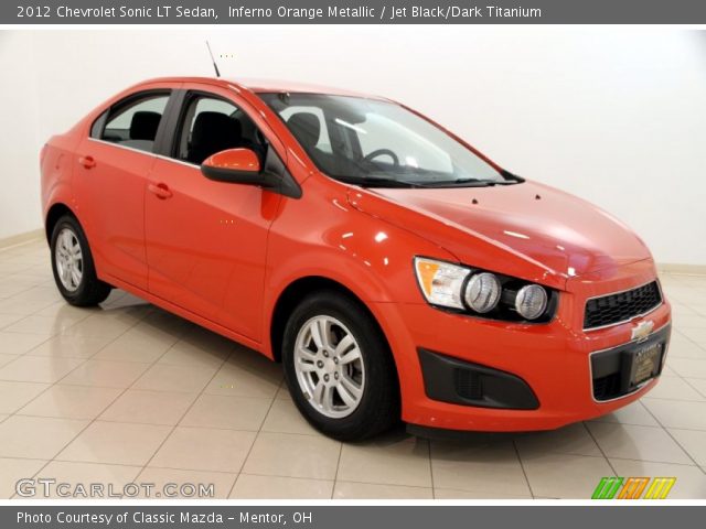 2012 Chevrolet Sonic LT Sedan in Inferno Orange Metallic