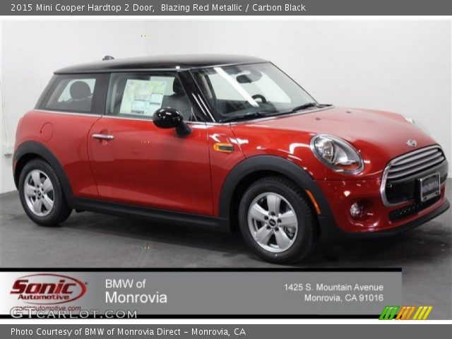 2015 Mini Cooper Hardtop 2 Door in Blazing Red Metallic
