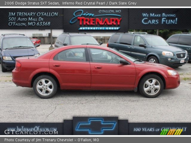 2006 Dodge Stratus SXT Sedan in Inferno Red Crystal Pearl
