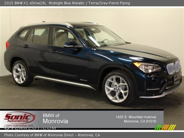 2015 BMW X1 xDrive28i in Midnight Blue Metallic