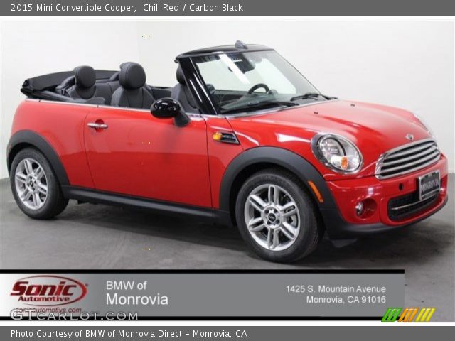 2015 Mini Convertible Cooper in Chili Red