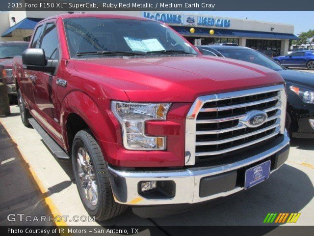 2015 Ford F150 XLT SuperCab in Ruby Red Metallic