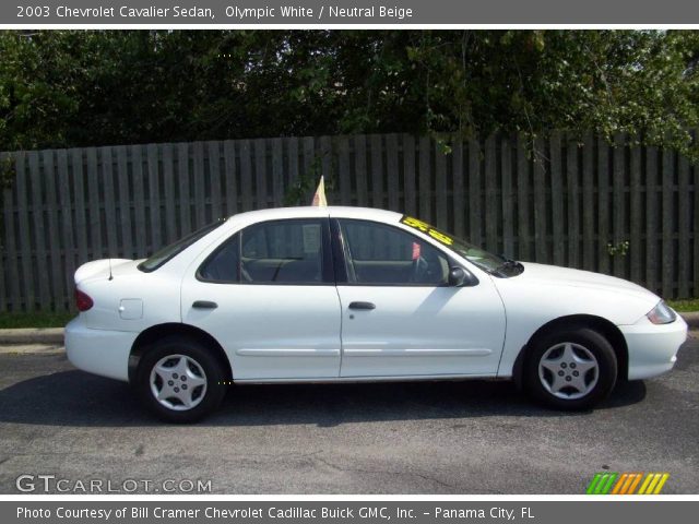 2003 Chevrolet Cavalier Sedan in Olympic White