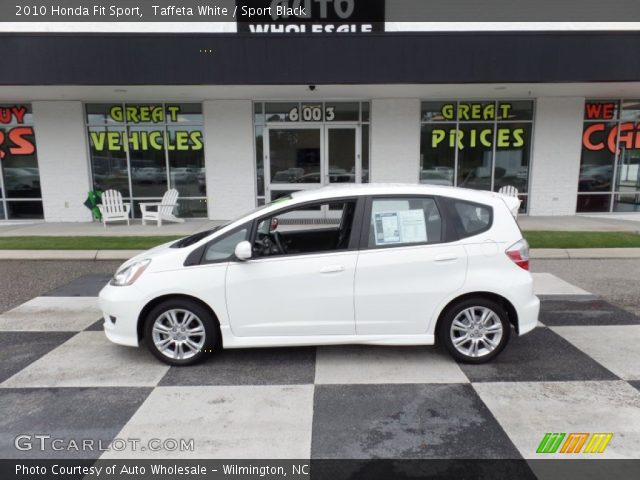 2010 Honda Fit Sport in Taffeta White