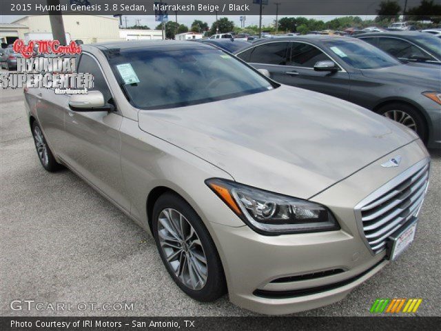 Marrakesh Beige 2015 Hyundai Genesis 3 8 Sedan Black