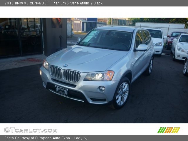 2013 BMW X3 xDrive 35i in Titanium Silver Metallic