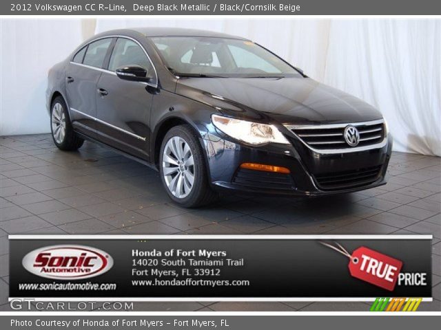 2012 Volkswagen CC R-Line in Deep Black Metallic