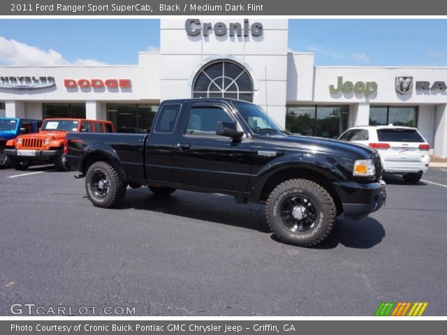 2011 Ford Ranger Sport SuperCab in Black