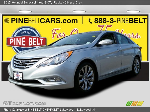 2013 Hyundai Sonata Limited 2.0T in Radiant Silver