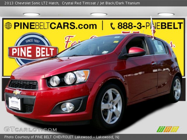 2013 Chevrolet Sonic LTZ Hatch in Crystal Red Tintcoat