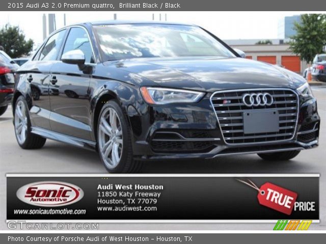 2015 Audi A3 2.0 Premium quattro in Brilliant Black