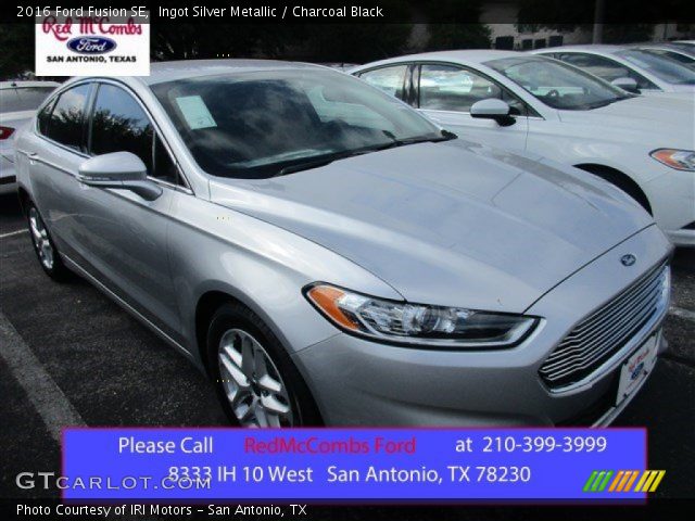 2016 Ford Fusion SE in Ingot Silver Metallic