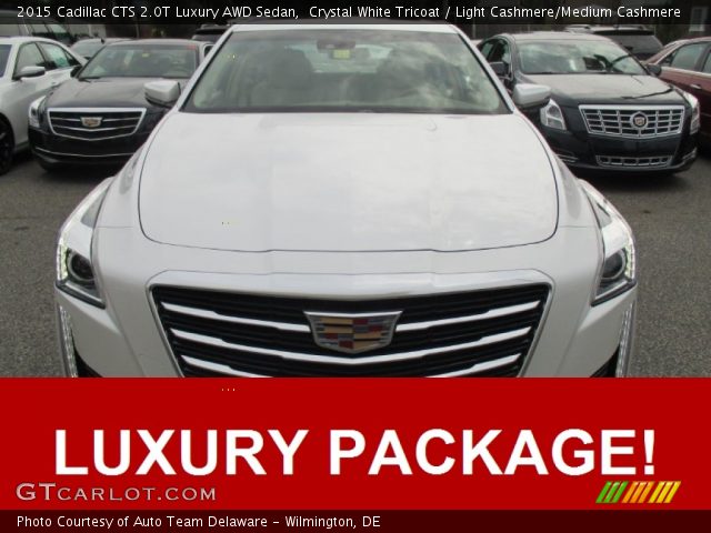 2015 Cadillac CTS 2.0T Luxury AWD Sedan in Crystal White Tricoat