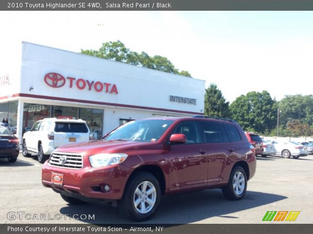 2010 Toyota Highlander SE 4WD in Salsa Red Pearl