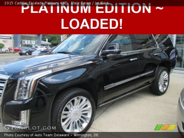 2015 Cadillac Escalade Platinum 4WD in Black Raven