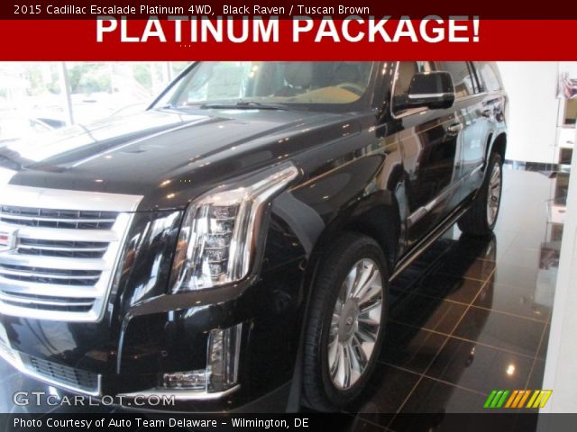 2015 Cadillac Escalade Platinum 4WD in Black Raven